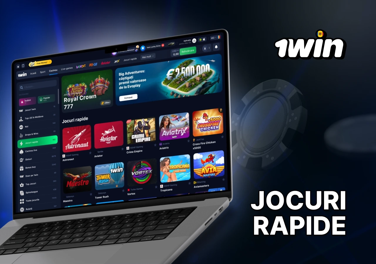 Jocuri rapide 1Win